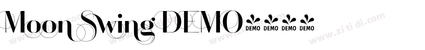 Moon Swing DEMO字体转换
